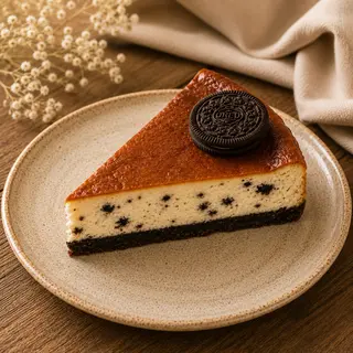 Ración de Tarta de Queso con Oreo Artesanal
