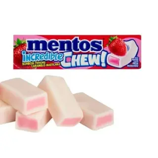 MENTOS chew! fresa 45g