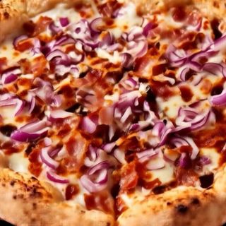 Pizza bacon blanca
