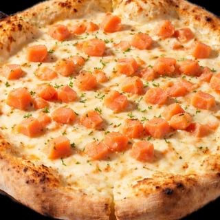 Pizza Salmon blanca 40 cm