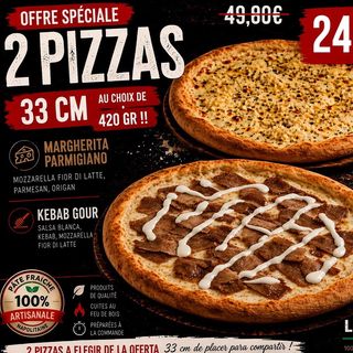 Duo stromboli gourmet 33 cm 420gr