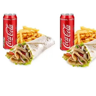 Offerta2 menu durum kebab