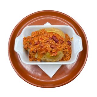 Patata Al Horno Con Chili Con Carne
