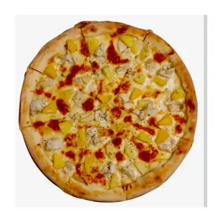 PIZZA POLLO CON PIÑA