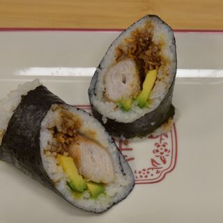 Hand roll de pollo teriyaki