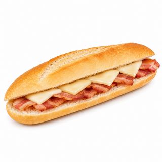 Bocadillo Bacon Queso