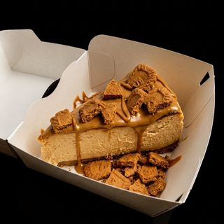 Tarta de queso con dulce de leche