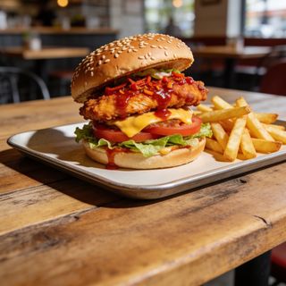 Hamburguesa Peri Peri (Picante)