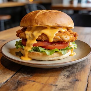 Hamburguesa de Pollo Lava