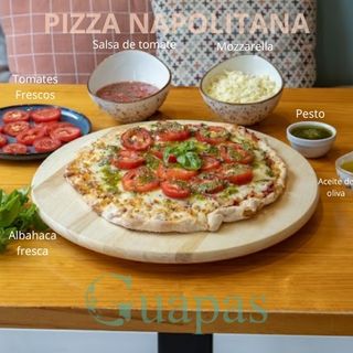 Pizza Napolitana SIN GLUTEN (puede contener trazas por cocina compartida)