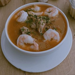 Encebollado Mixto Pescado y Langostino