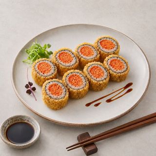 130.Maki De Salmón Crujiente 8 Uds.