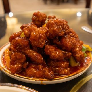 Pollo agridulce