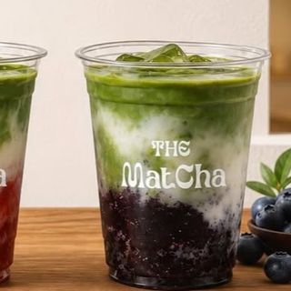 Matcha de frambuesa