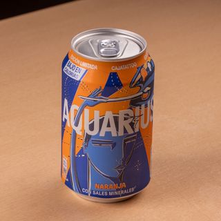 Aquarius Naranja lata 330ml.