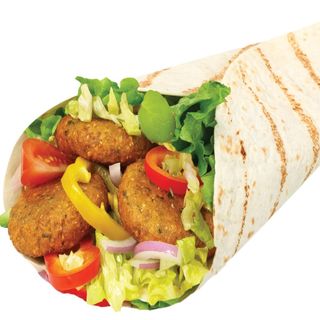 Durum falafel meñu