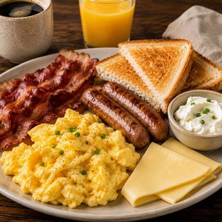 Desayuno americano sin Menu