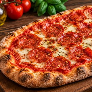 Pinsa al Salame Piccante