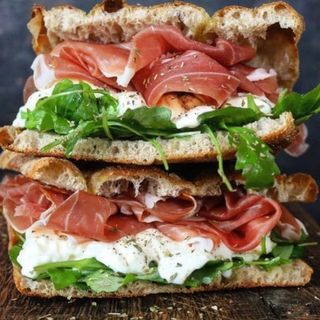 Parma Ham and Fresh Mozzarella