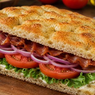 Focaccia Bacon