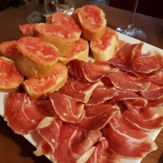 Tabla de jamón ibérico