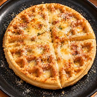 Waffle de chipa de queso