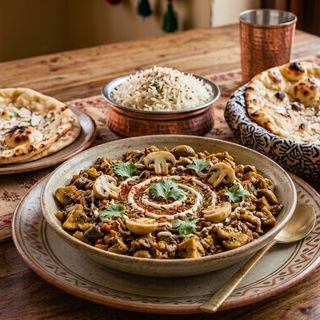 Mushroom Bhajee