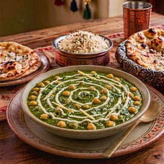 Espinacas con Garbanzo (Palak Chana)