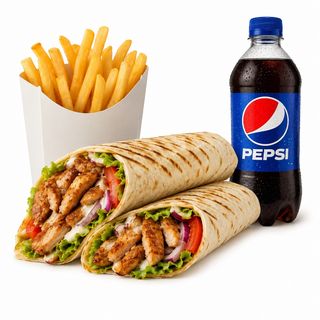 Combo: 2 Durum con 1 L Pepsi