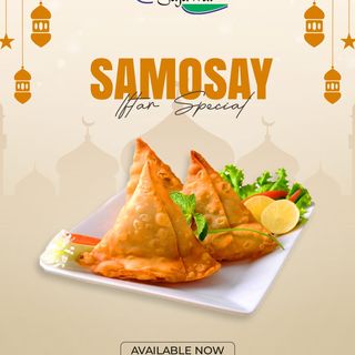 Samosa (3 uds )pollo o vegetal c/patatas