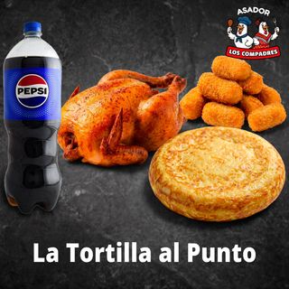 Menú: La Tortilla al Punto + 1 Bebida Grande