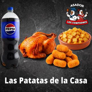 Menú: Las Patatas de la Casa + 1 Bebida Grande
