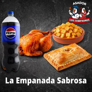 Menú: La Empanada Sabrosa + 1 Bebida Grande
