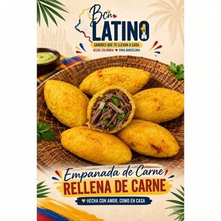Empanada De yuca Crujiente  carne (1 Uds.)