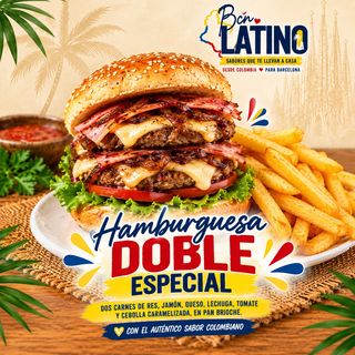 Hamburguesa doble carne