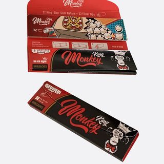 MONKEY KING PAPEL KS+TIPS UNBLEACHED