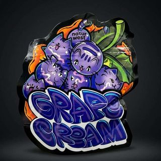 NATURE WEST CBD FLORES GRAPE CREAM 2 gm