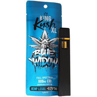 KING KUSH XL VAPE 0.2% THC BLUE WIDOW 800mg
