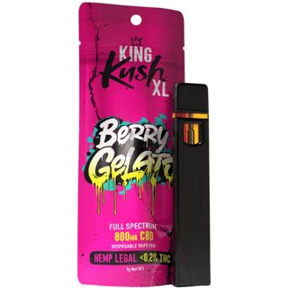 KING KUSH VAPE XL 0.2% THC BERRY GELATO 800mg