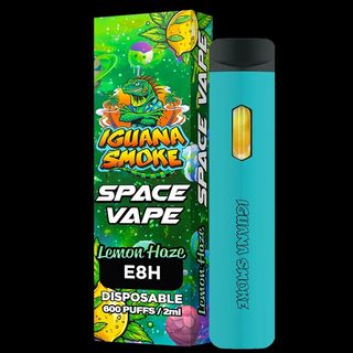 IGUANA SMOKE VAPE LEMON HAZE E8H 600 PUFFS