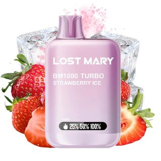 LOST MARY BM 1000 TURBO STRAWBERRY ICE 1000 PUFFS
