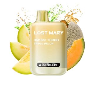 LOST MARY BM 1000 TURBO TRIPLE MELON 1000 PUFFS