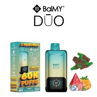 BALMY DUO 2 SABORES  CARIBBEAN - COLA GUMMY 60K PUFFS