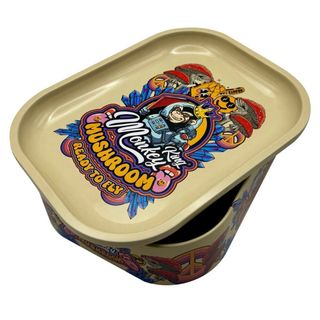 MONKEY KING BANDEJA CON CAJA MUSHROOM