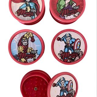 MONKEY KING RED PLASTIC GRINDER