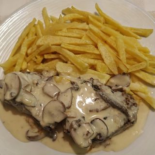  Entrecot de ternera a la pimienta