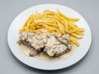  Entrecot de ternera a la panna