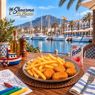 Fries with 6 Chicken Nuggets