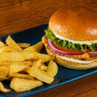 Hamburguesa De Pollo Crujiente