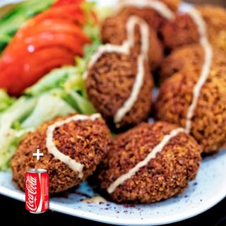 menú plato falafel